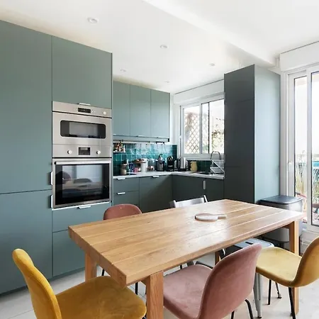 Charonne 6 - Kp- For 4 People, Place De La Nation Area *
